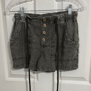 Free People Gray Knit Sweater